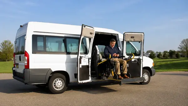 Wheelchair Accessible Minibus interior